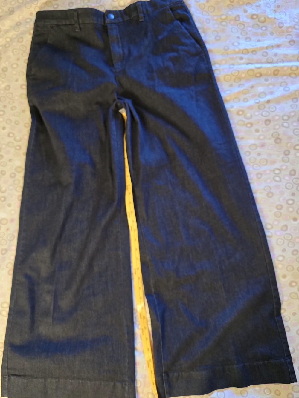 A New Day High Waist Wide Leg Dark Blue Jeans Size 16r
